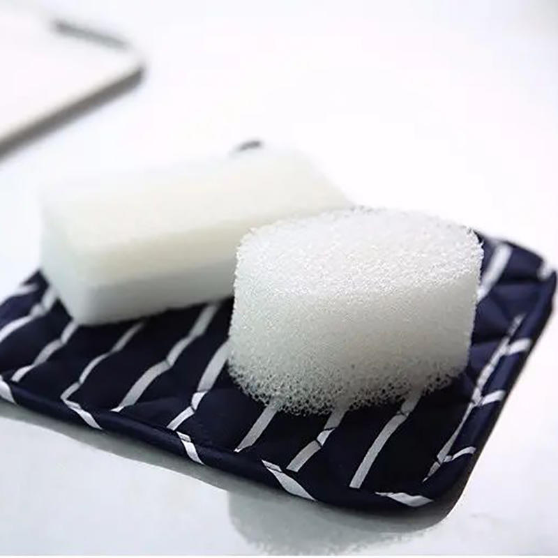 Copo de escova de prato de bola de esponja de filtro branco oval